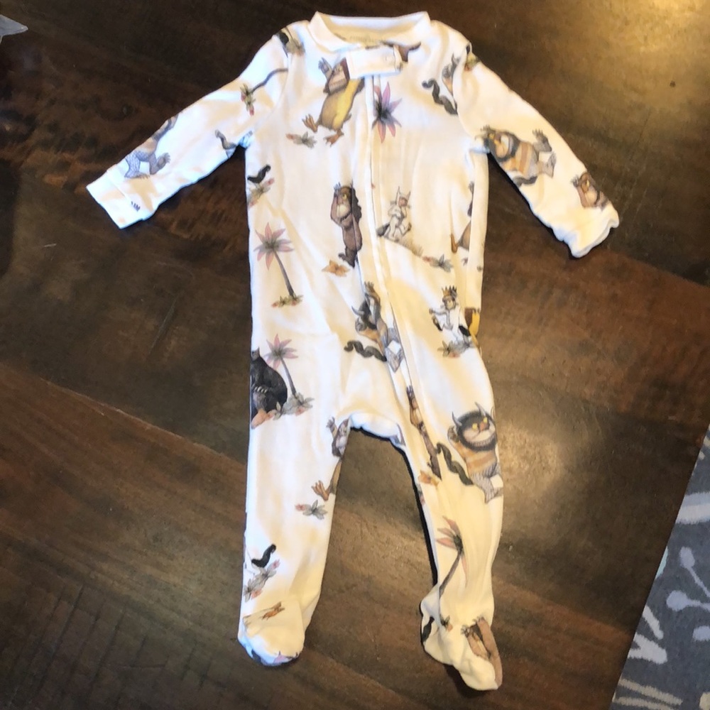 Pottery barn kids where the wild things are onesie